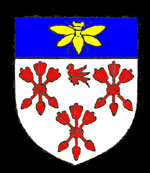The coat of arms of Viscount Peel